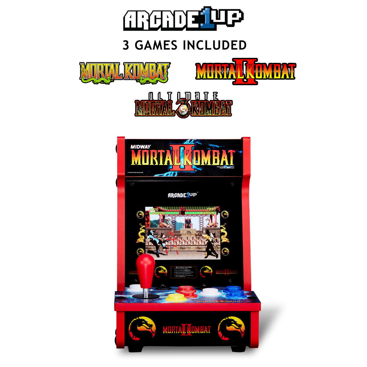 Mortal Kombat II Countercade (7") Arcade Machine