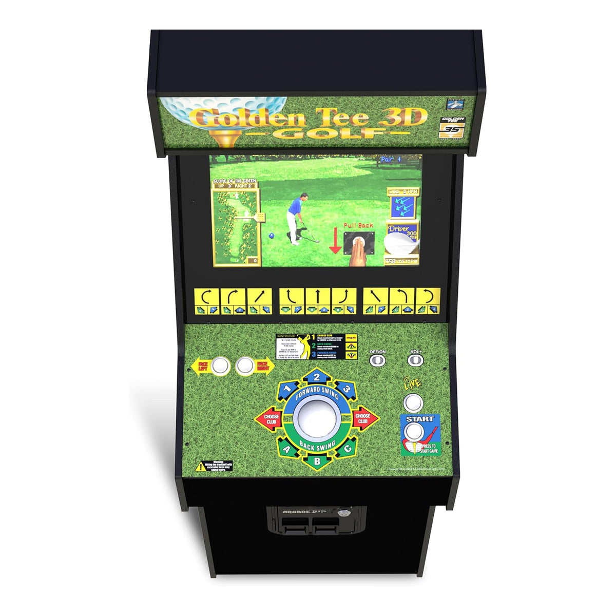 Golden Tee 3D Deluxe Arcade Machine