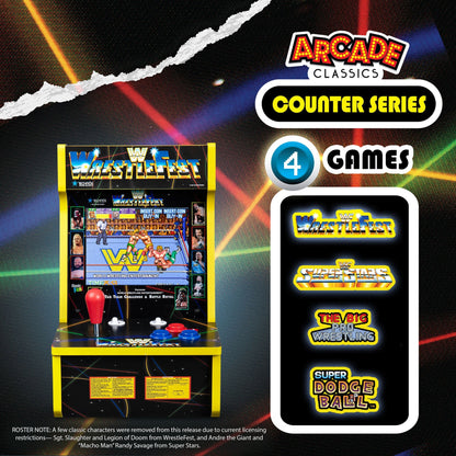WWE Counter Series Game with 8" Liquid Crystal Screen & 4 Games