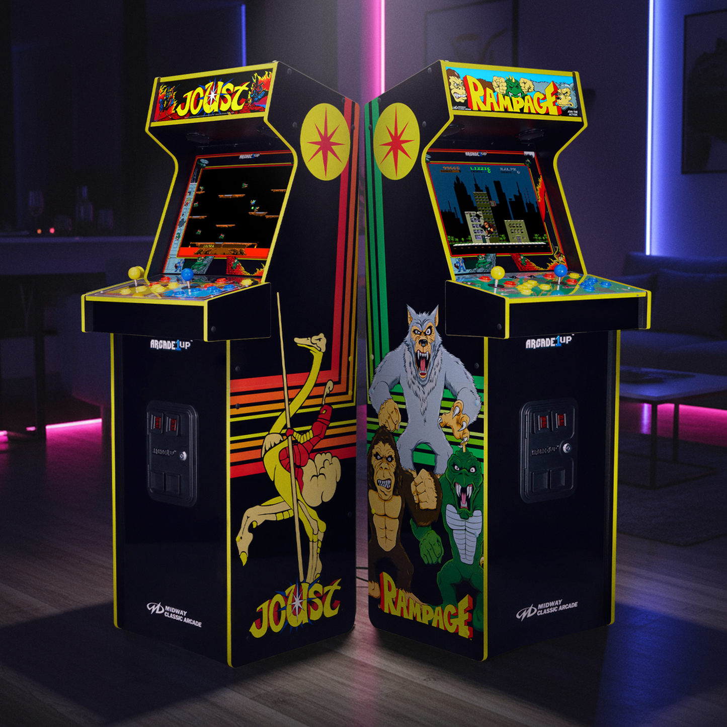 Joust & Rampage Deluxe Arcade