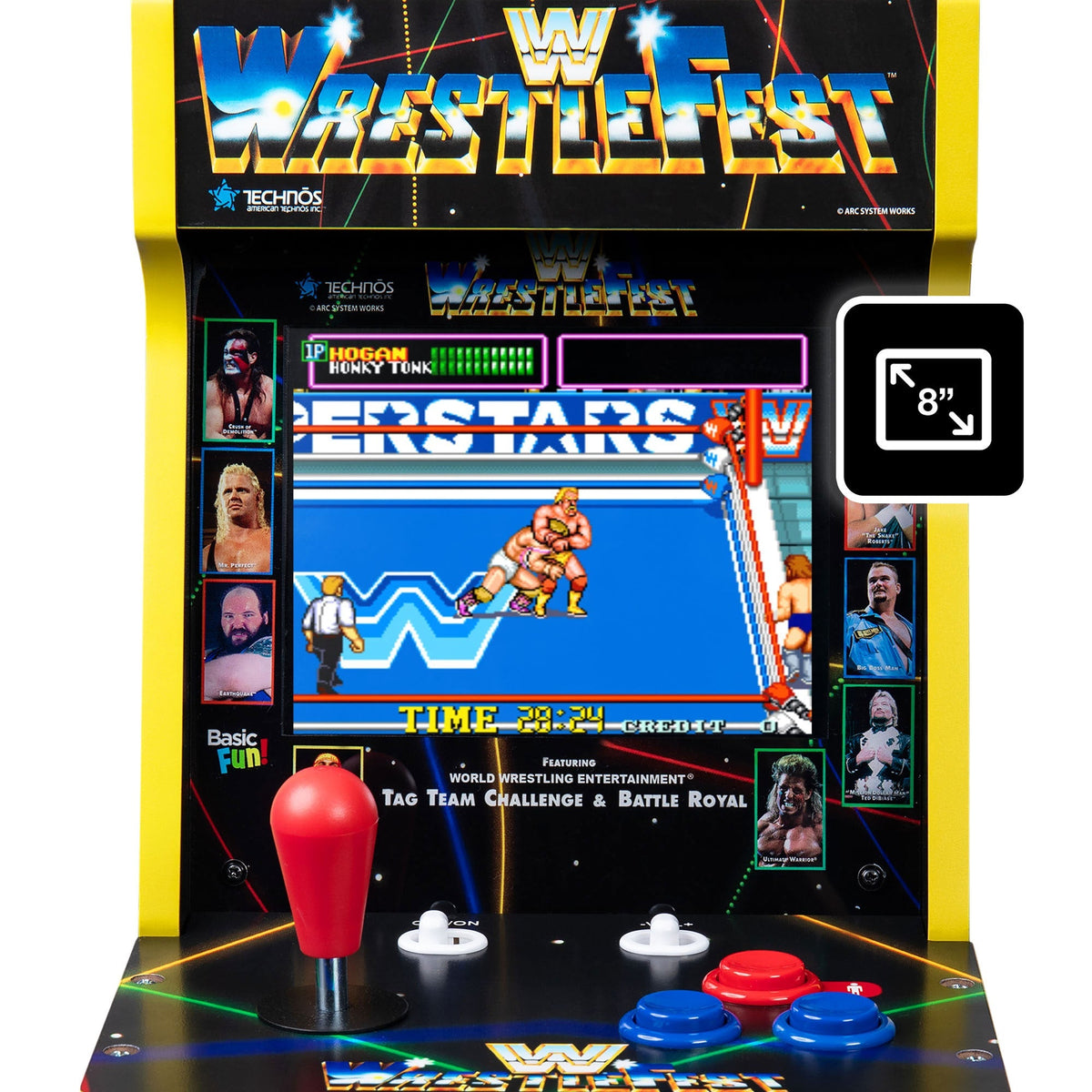 WWE Counter Series Game with 8" Liquid Crystal Screen & 4 Games