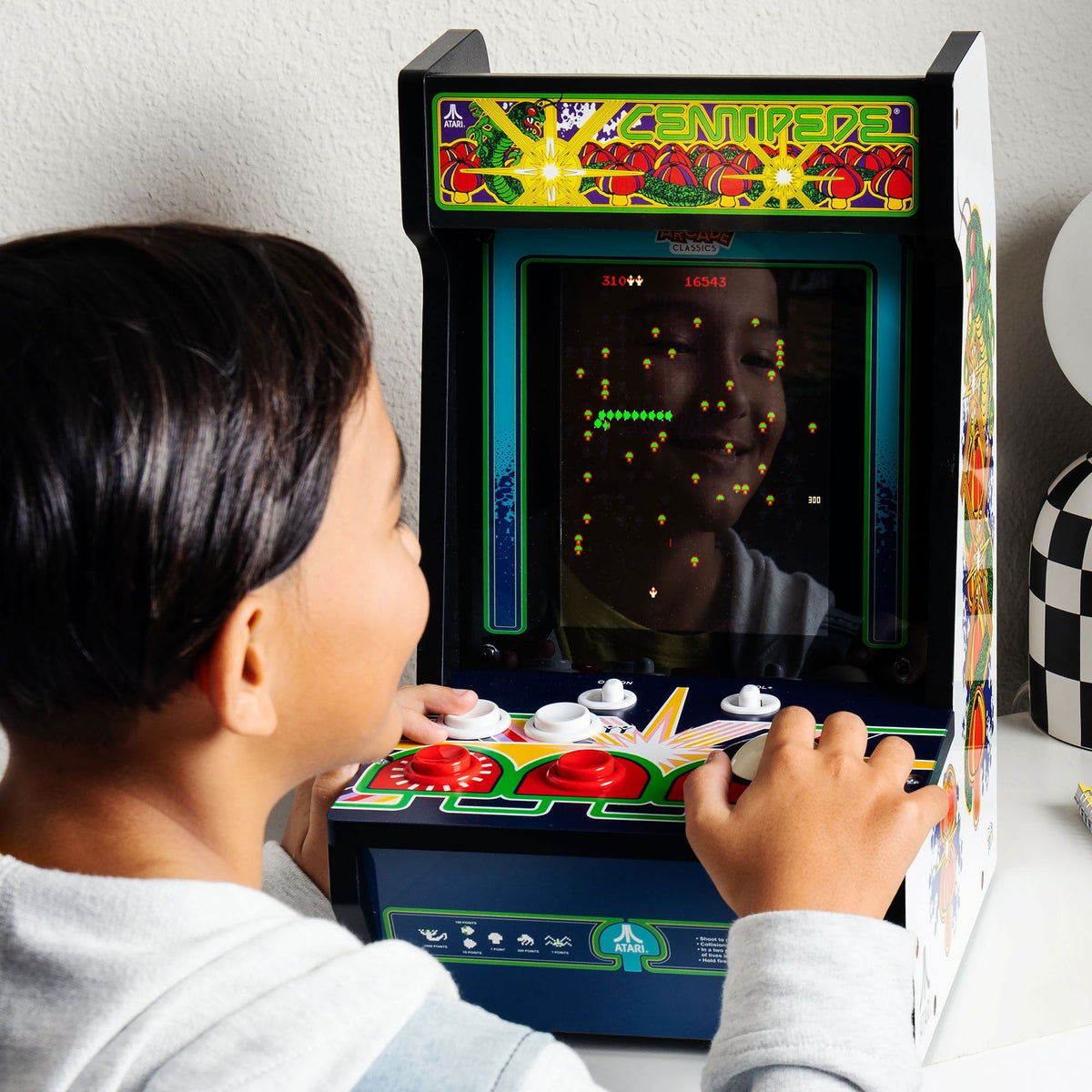 Atari Centipede Counter Series Arcade Game with 8 Inch Screen