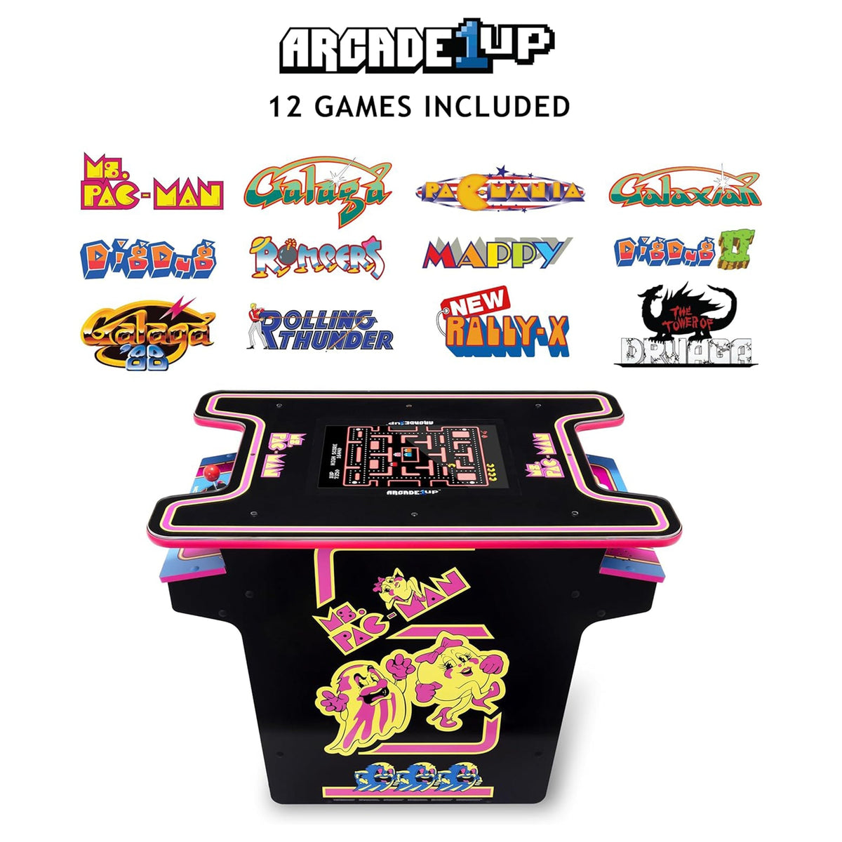 Ms. Pac-Man™ Arcade Cocktail Table