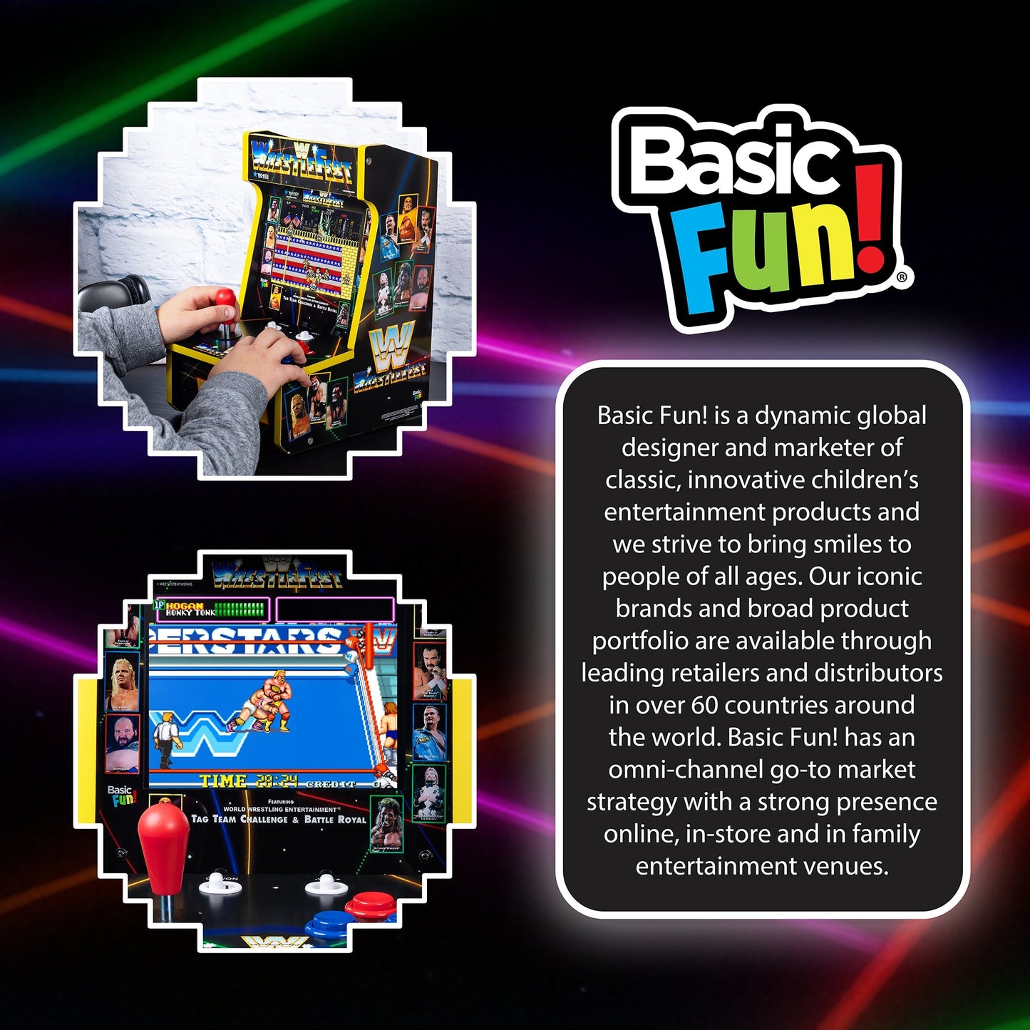 WWE Counter Series Game with 8" Liquid Crystal Screen & 4 Games