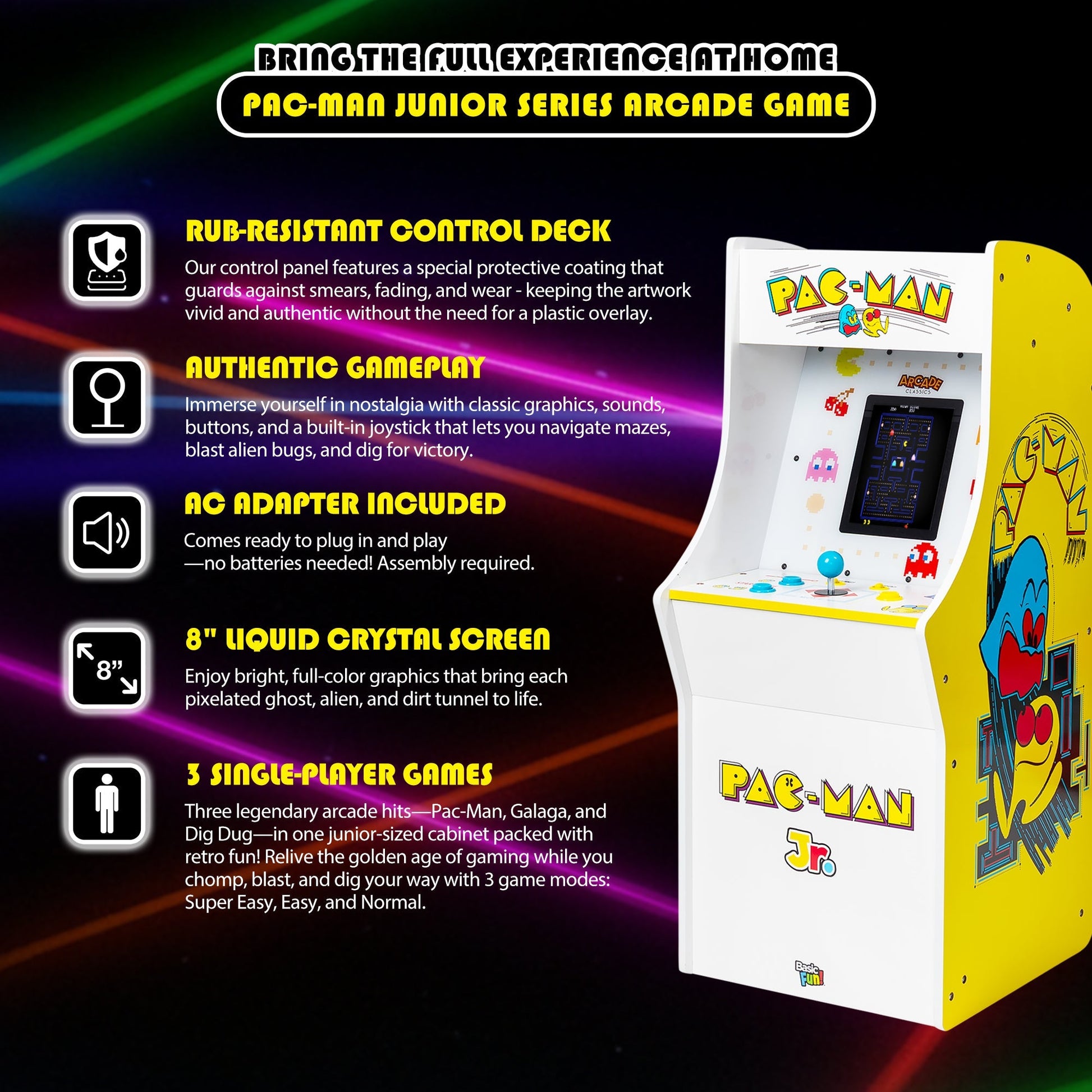 Pac Man™ Jr Series Arcade Game