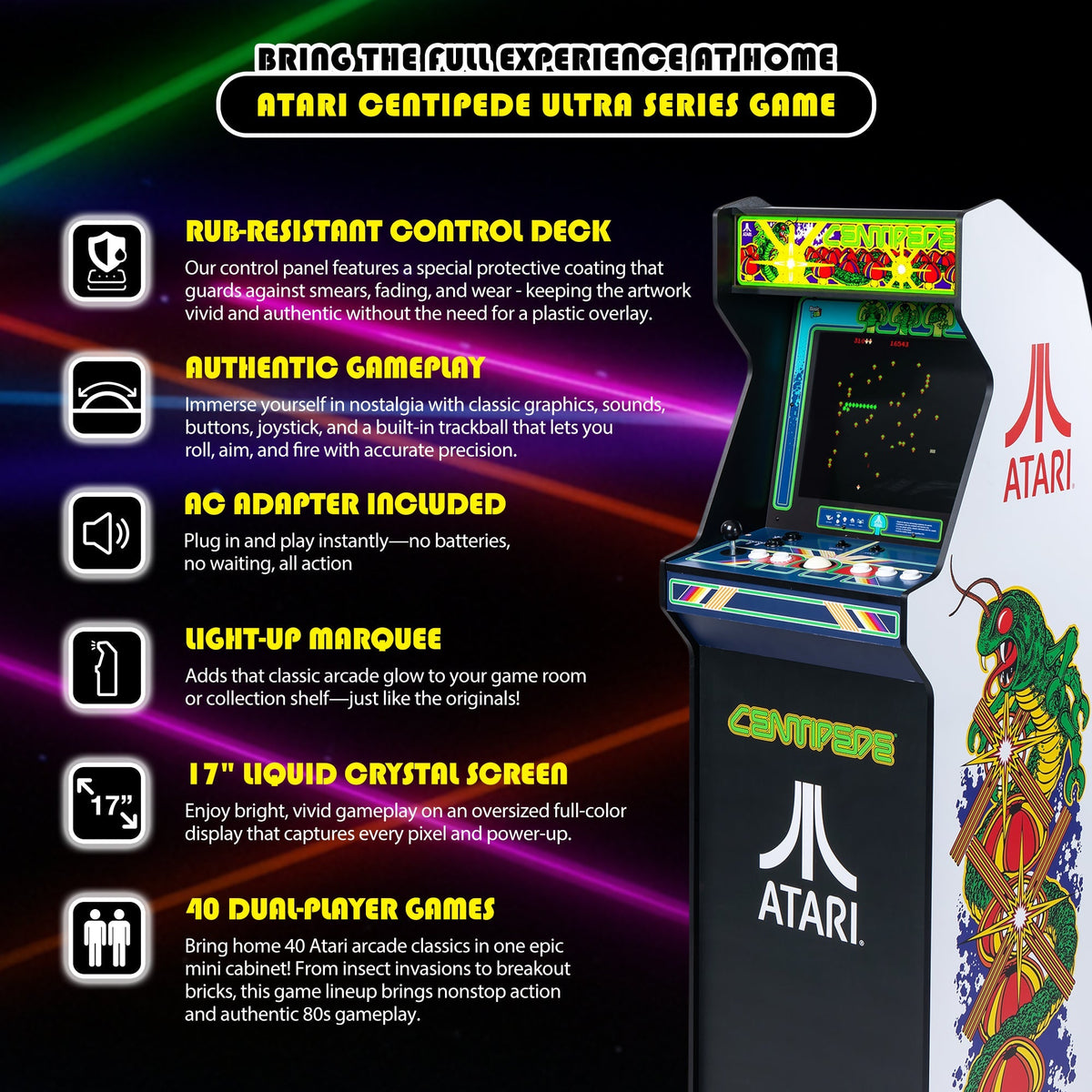 Atari Centipede Ultra Series Arcade