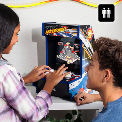 Atari Asteroids Counter Series Arcade Game with 8 Inch Screen