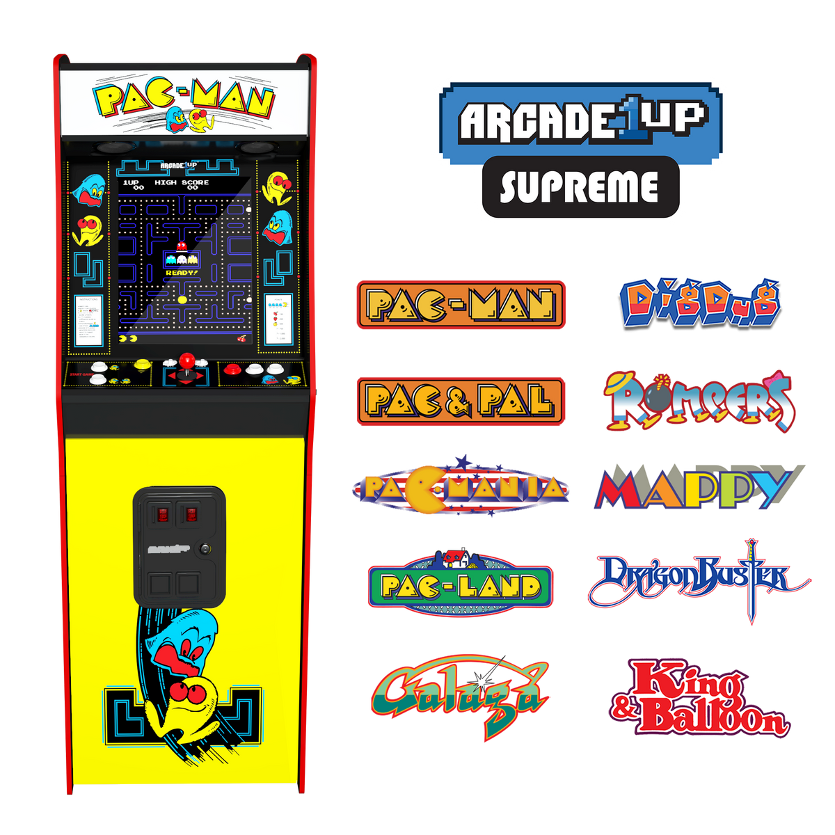 PAC-MAN™ Supreme Series Home Arcade Machine