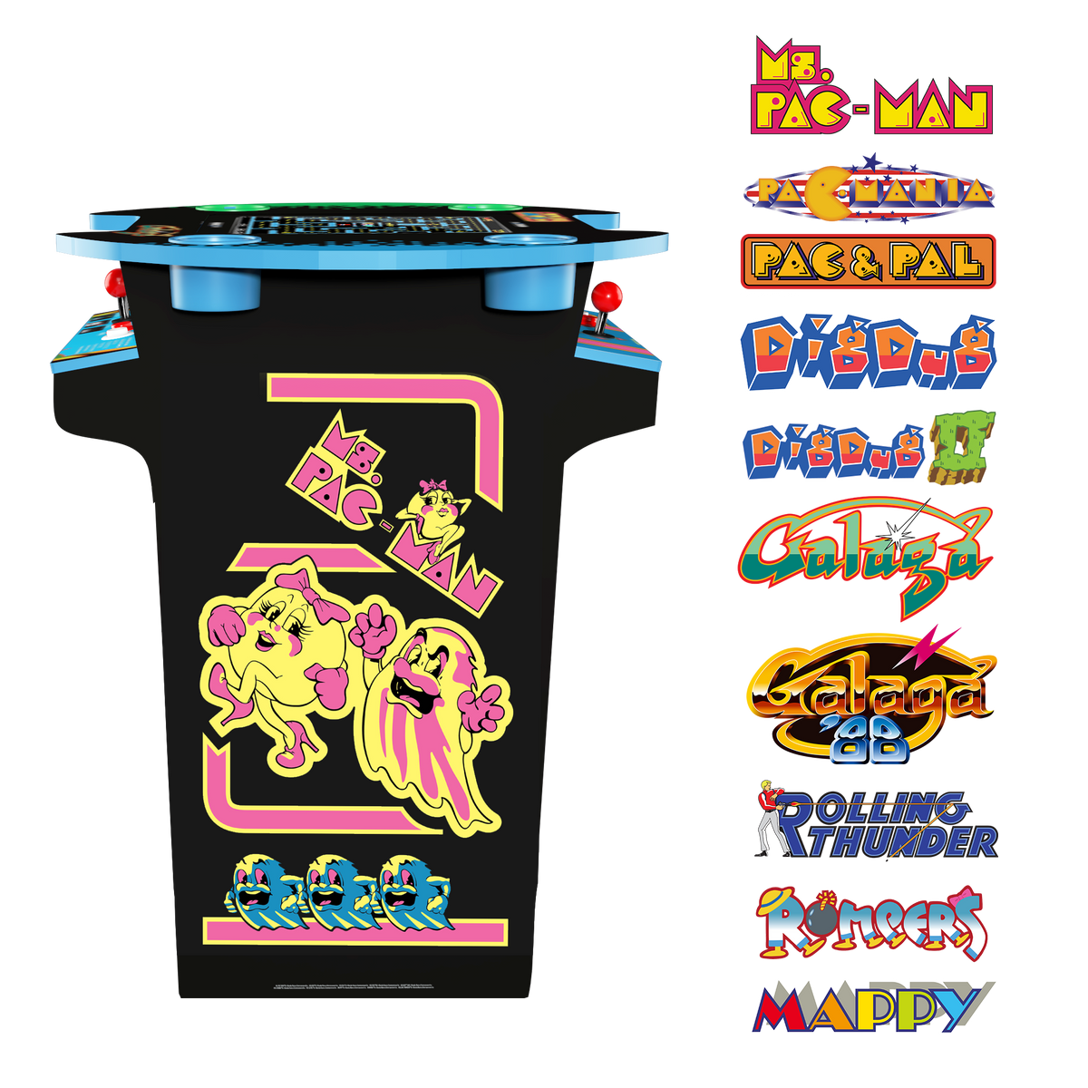 Ms. PAC-MAN Pub Table Arcade Machine