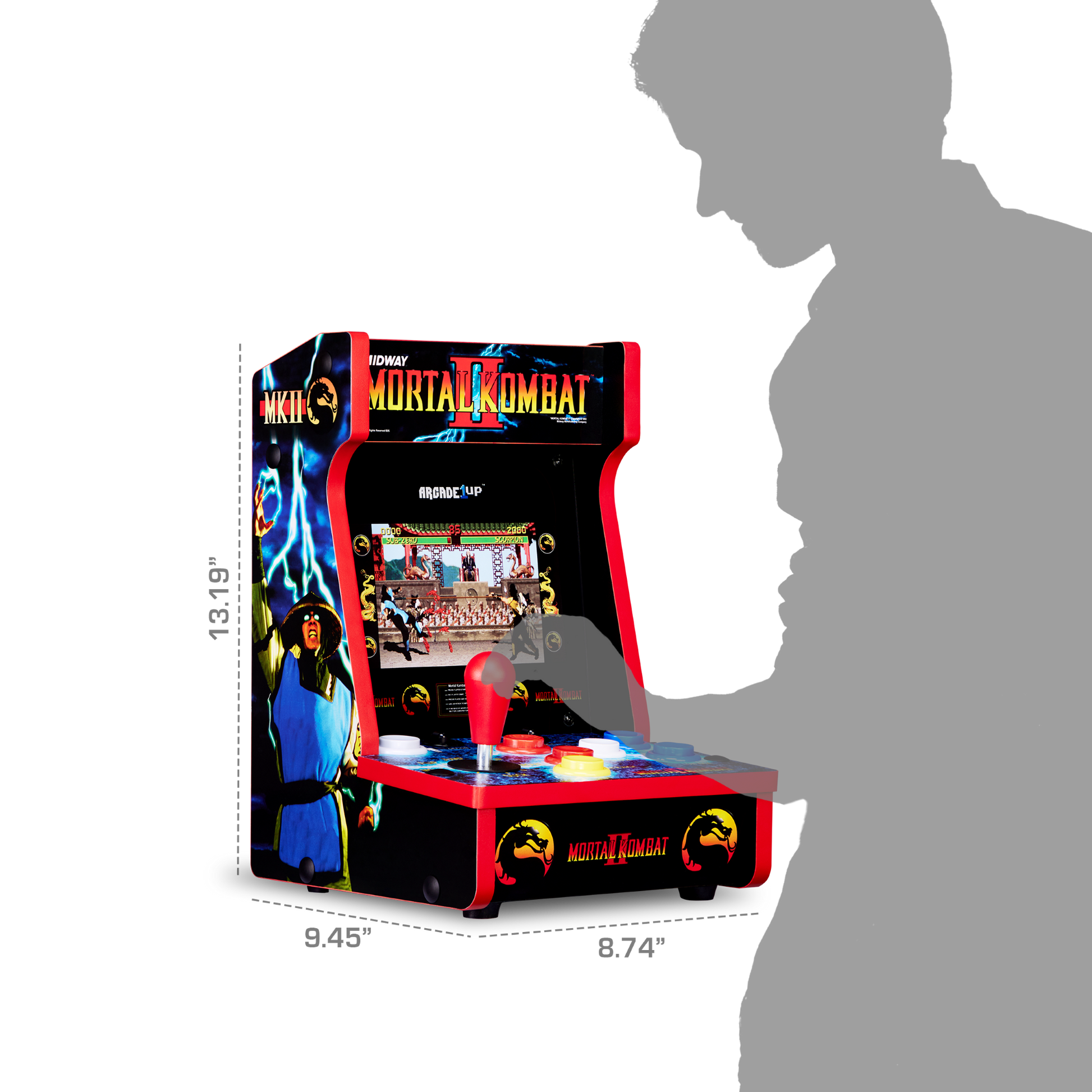 Mortal Kombat II Countercade (7") Arcade Machine